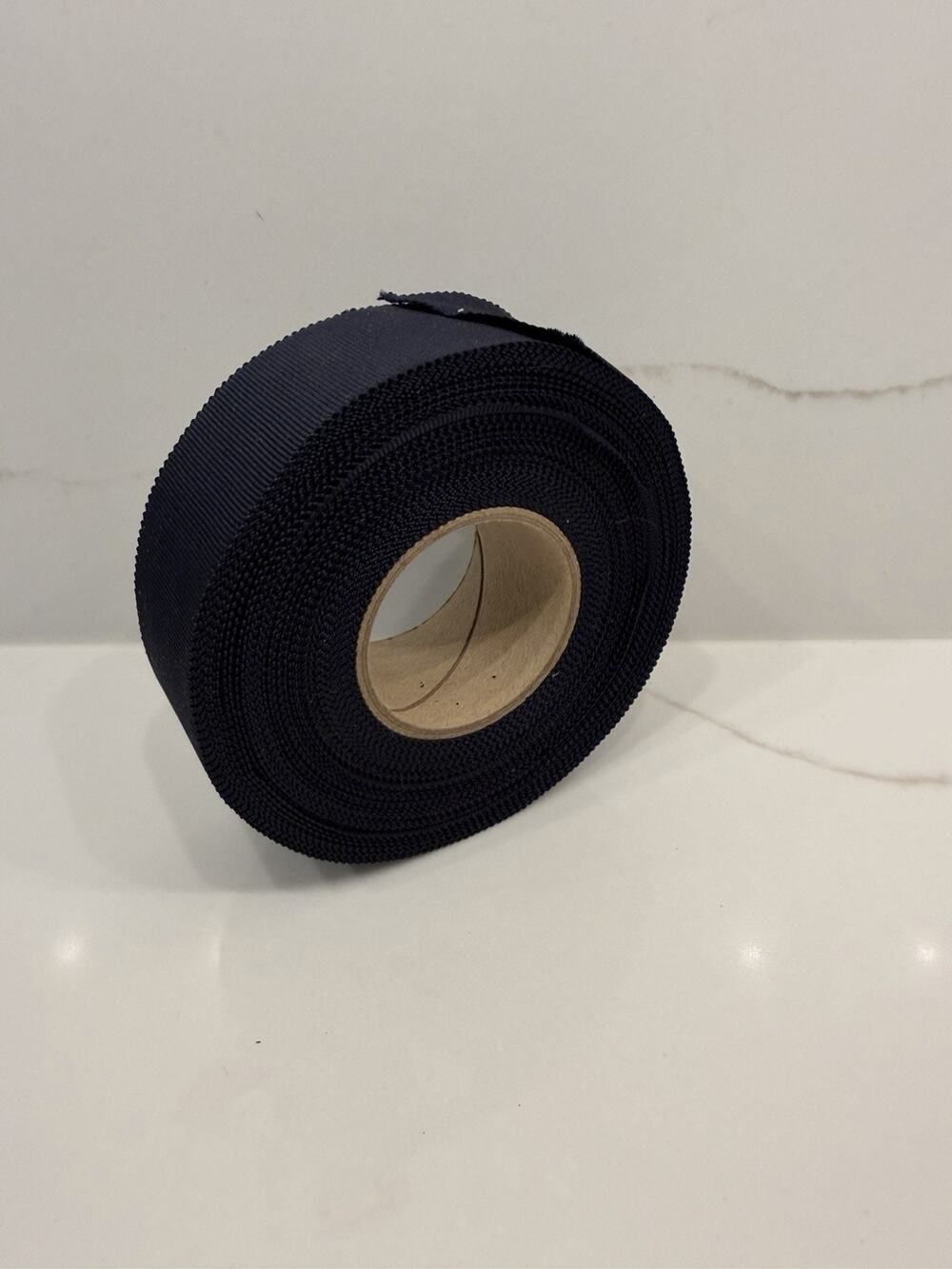 Vintage Dark Navy Grosgrain Ribbon Trim Large Roll 1.5” Wide Sewing Craft